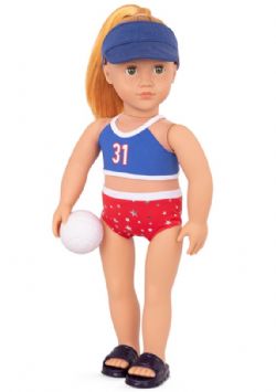 POUPÉE OG - JOUEUSE DE VOLLEYBALL OLYMPIQUE MAGNOLIA 46 CM